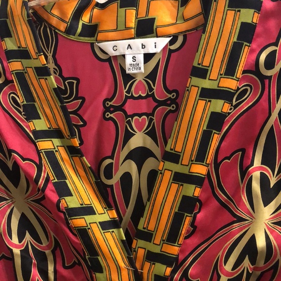 CAbi Bright Print Long-Sleeved Mini Dress - Picture 3 of 3